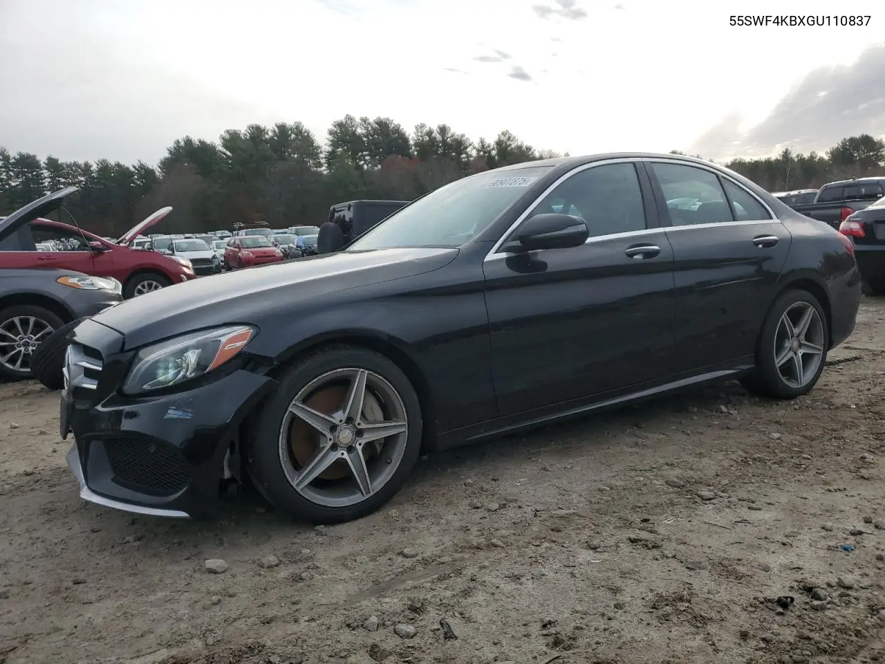 55SWF4KBXGU110837 2016 Mercedes-Benz C 300 4Matic