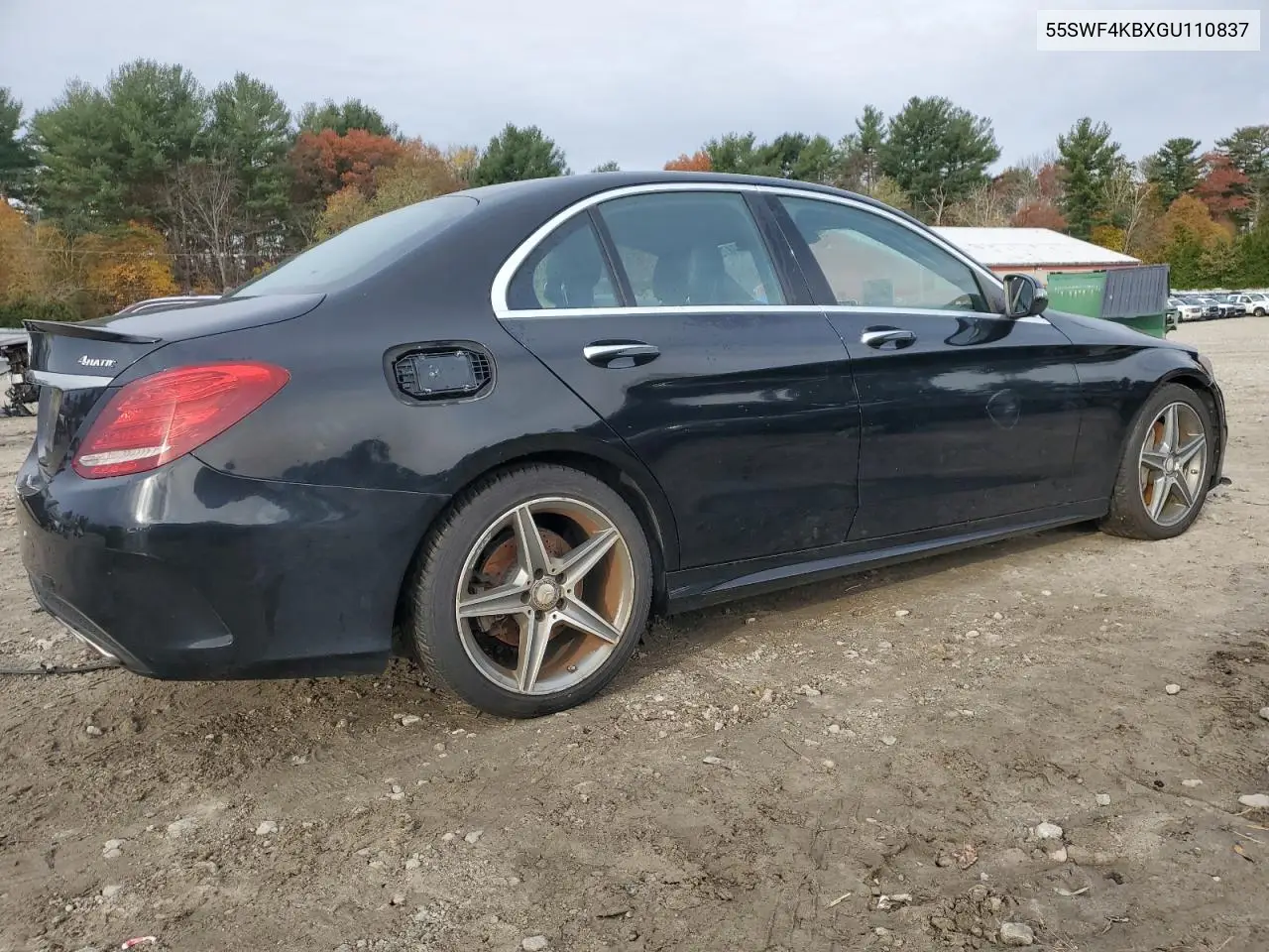 55SWF4KBXGU110837 2016 Mercedes-Benz C 300 4Matic