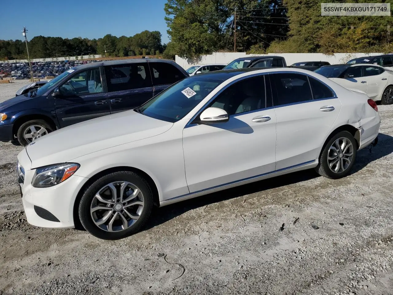 55SWF4KBXGU171749 2016 Mercedes-Benz C 300 4Matic