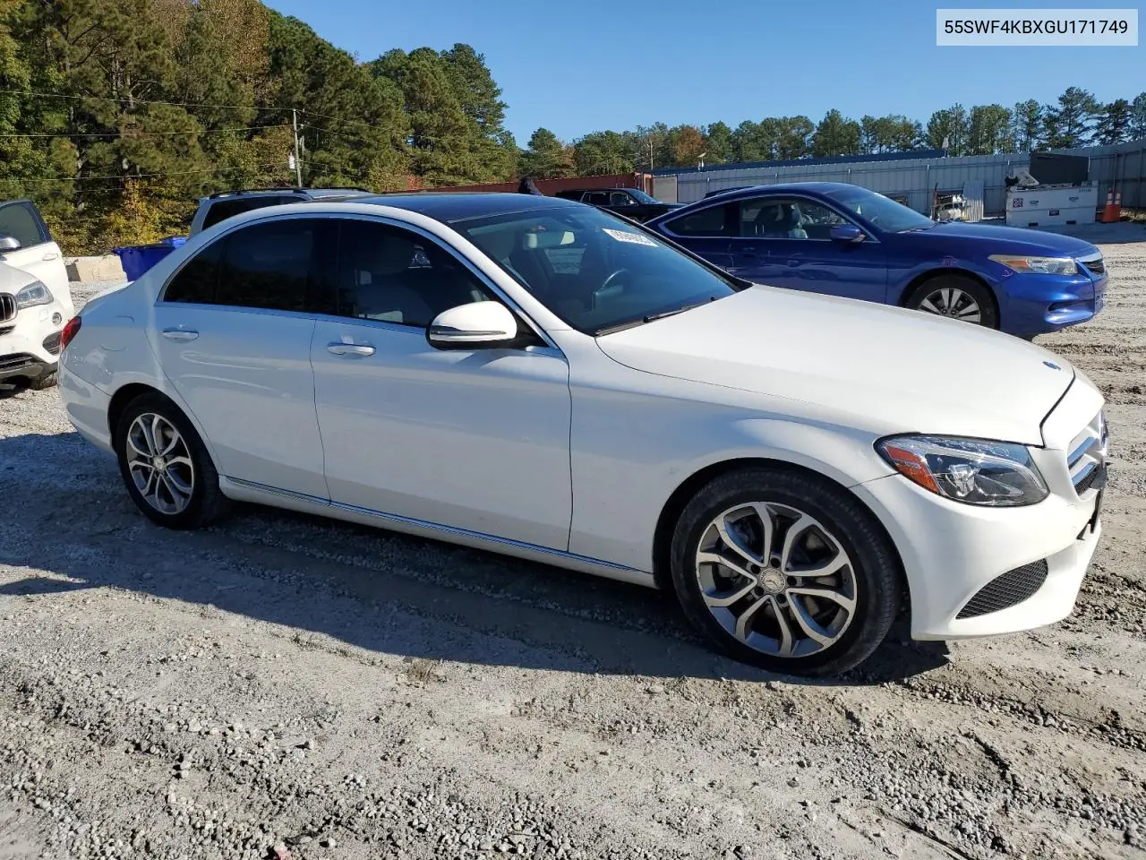 55SWF4KBXGU171749 2016 Mercedes-Benz C 300 4Matic
