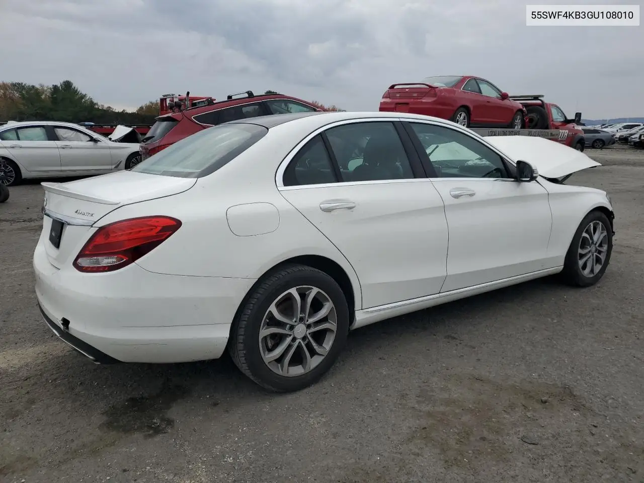 55SWF4KB3GU108010 2016 Mercedes-Benz C 300 4Matic