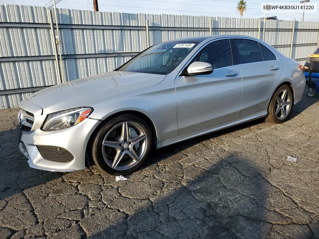 55SWF4KB3GU141220 2016 Mercedes-Benz C 300 4Matic