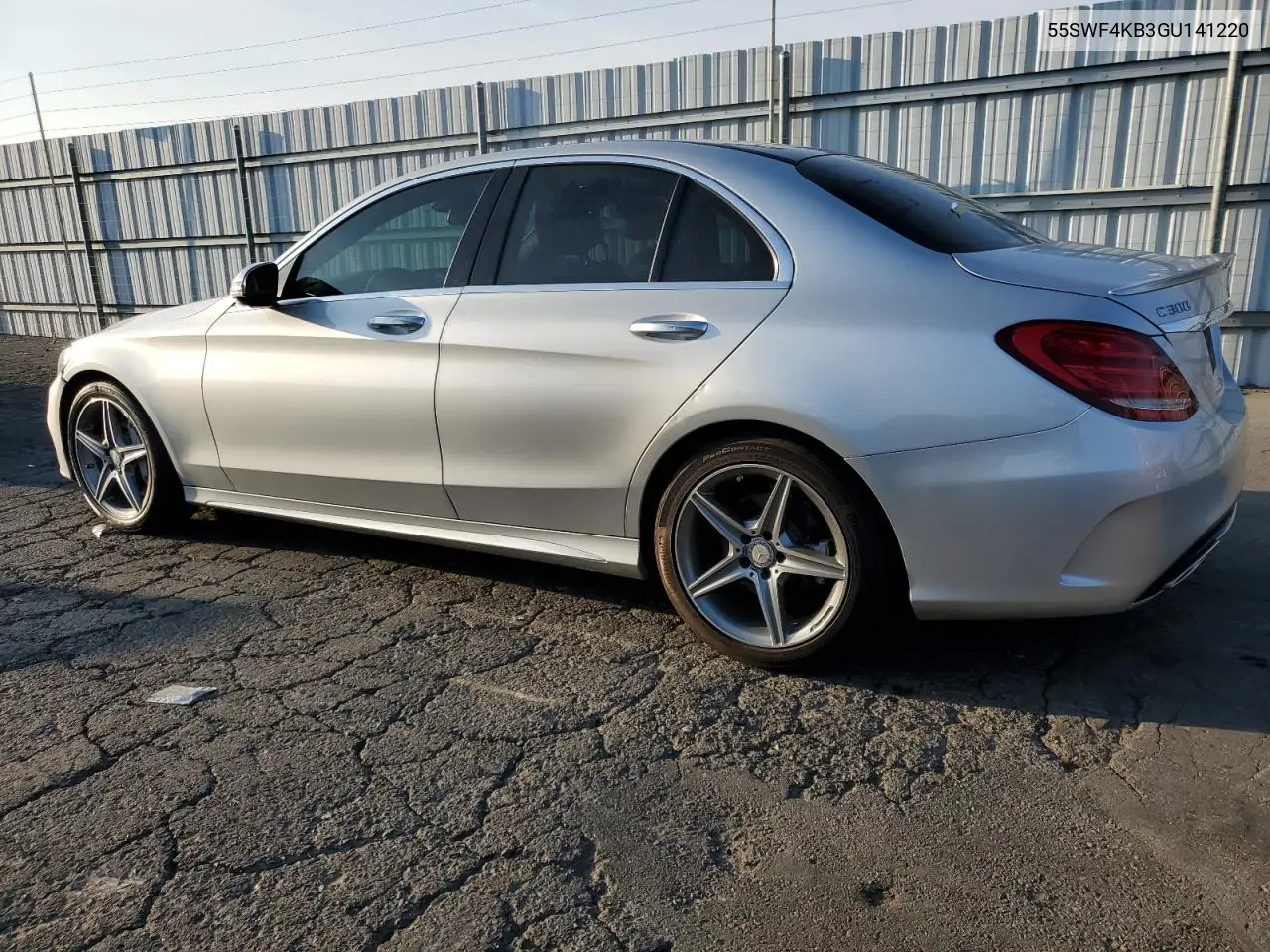 55SWF4KB3GU141220 2016 Mercedes-Benz C 300 4Matic