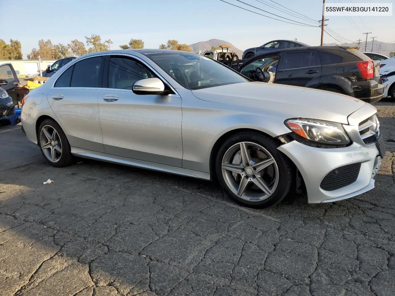 55SWF4KB3GU141220 2016 Mercedes-Benz C 300 4Matic