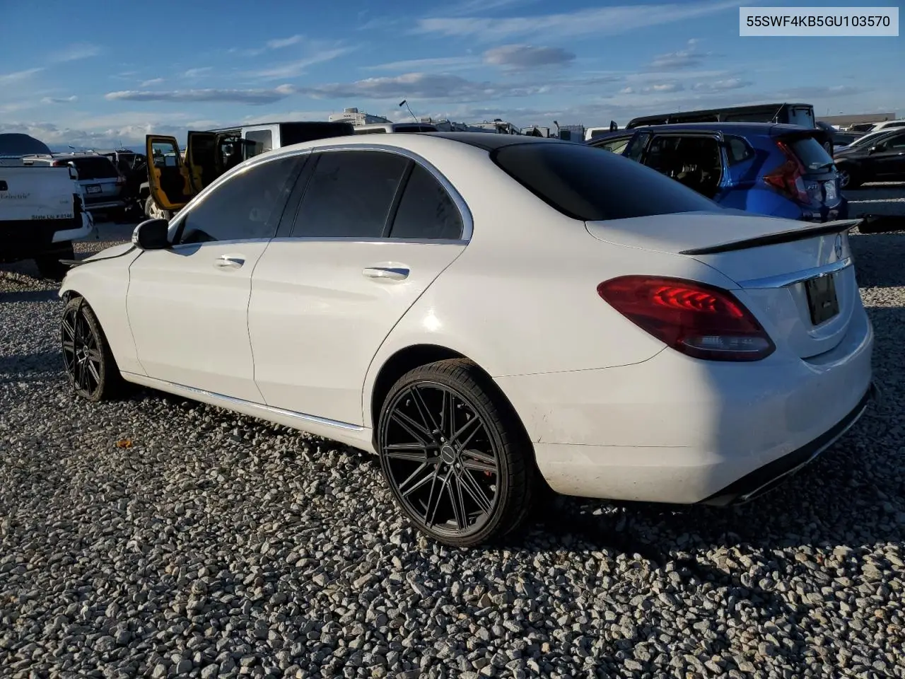 55SWF4KB5GU103570 2016 Mercedes-Benz C 300 4Matic