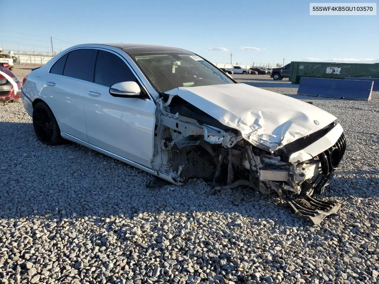 55SWF4KB5GU103570 2016 Mercedes-Benz C 300 4Matic
