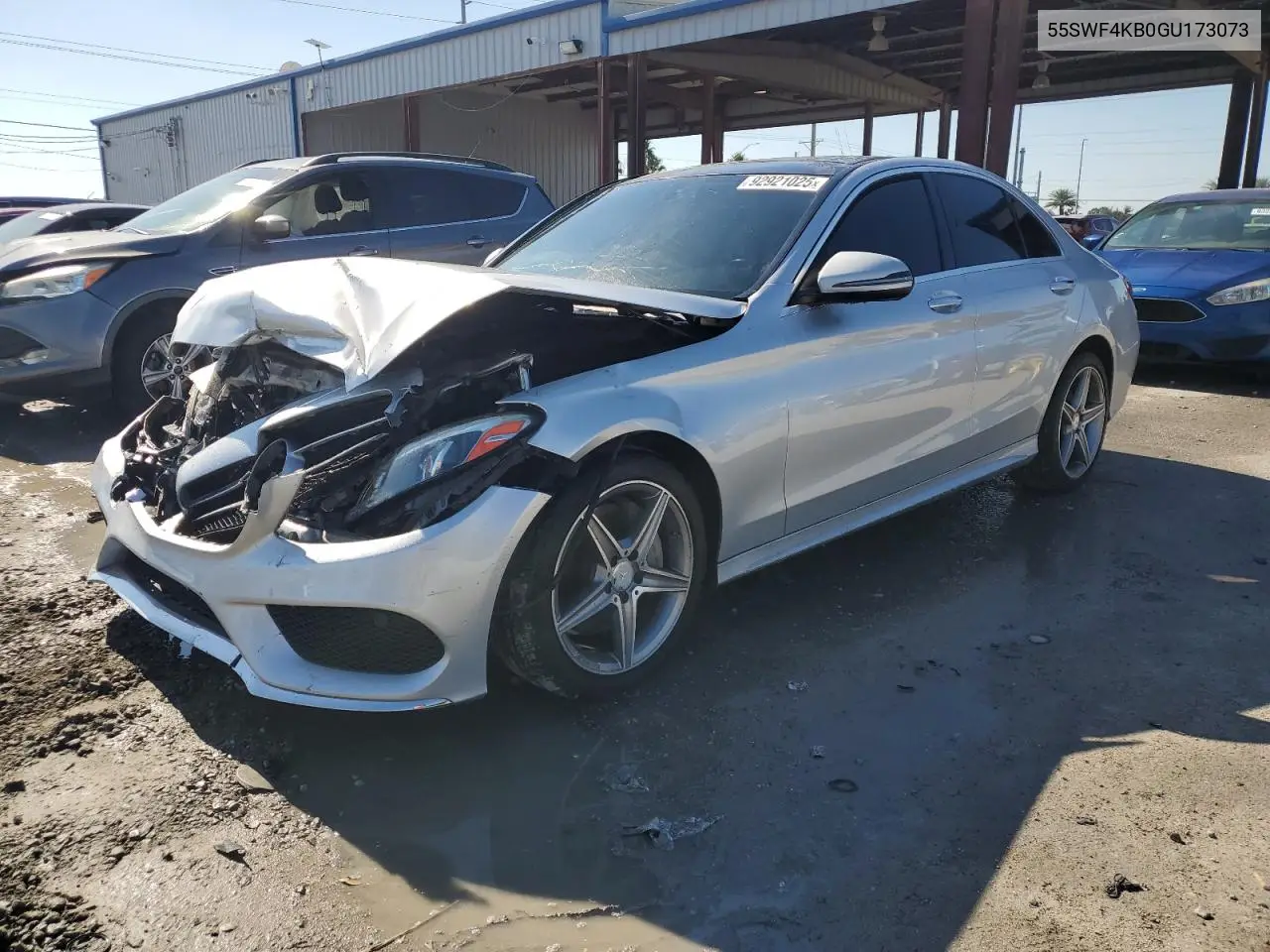 55SWF4KB0GU173073 2016 Mercedes-Benz C 300 4Matic