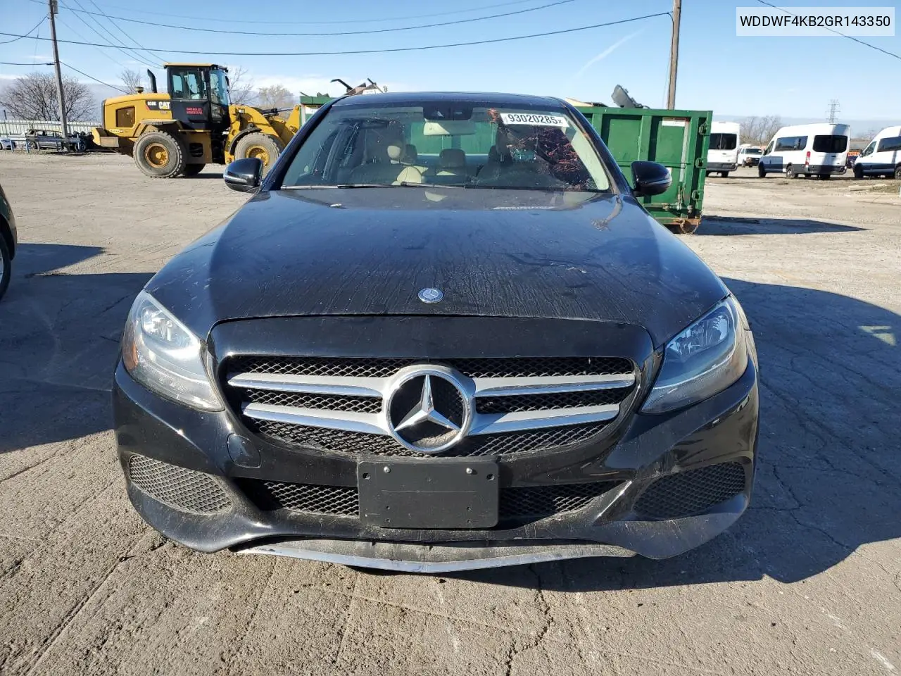 WDDWF4KB2GR143350 2016 Mercedes-Benz C 300 4Matic