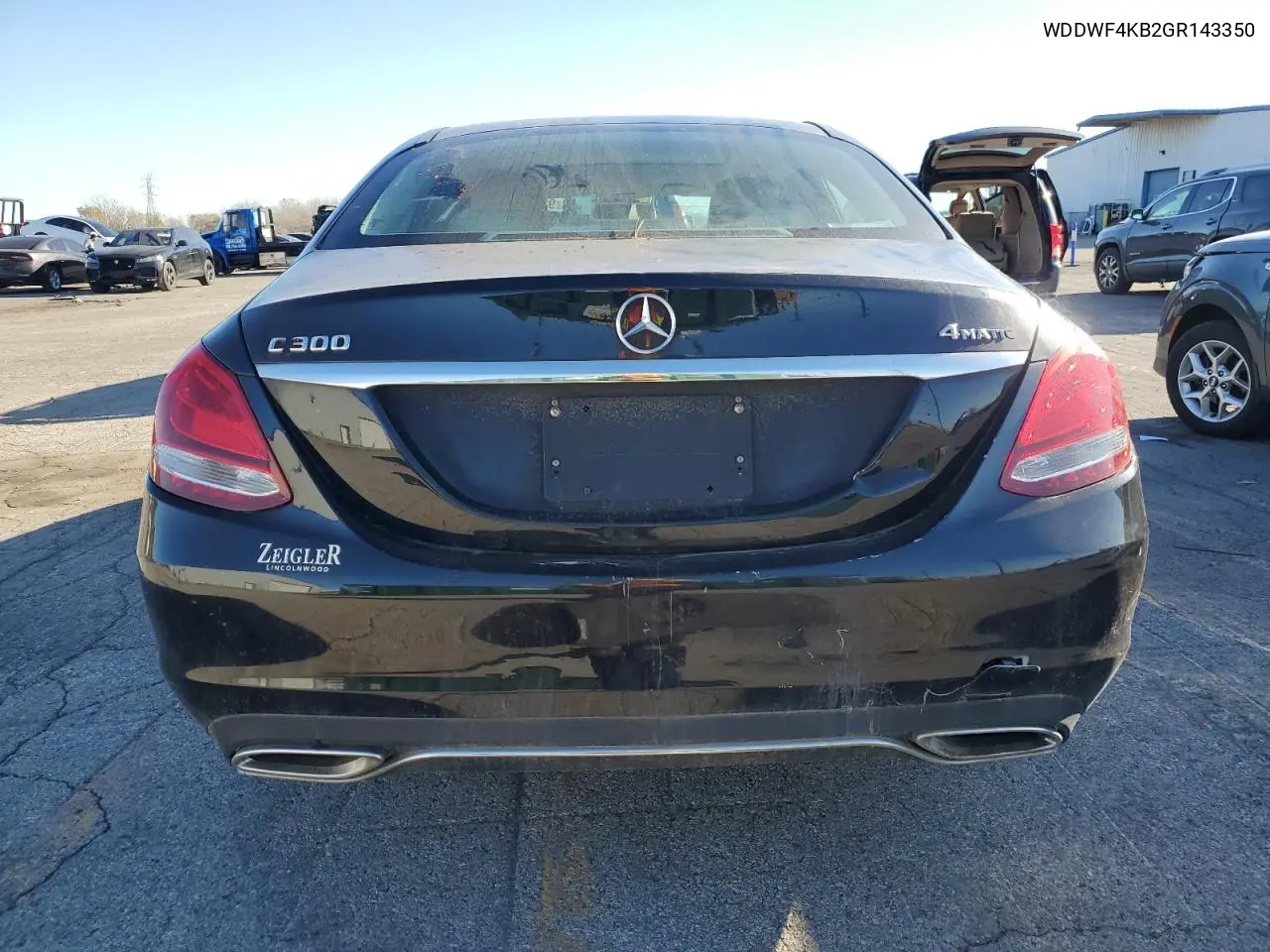 WDDWF4KB2GR143350 2016 Mercedes-Benz C 300 4Matic
