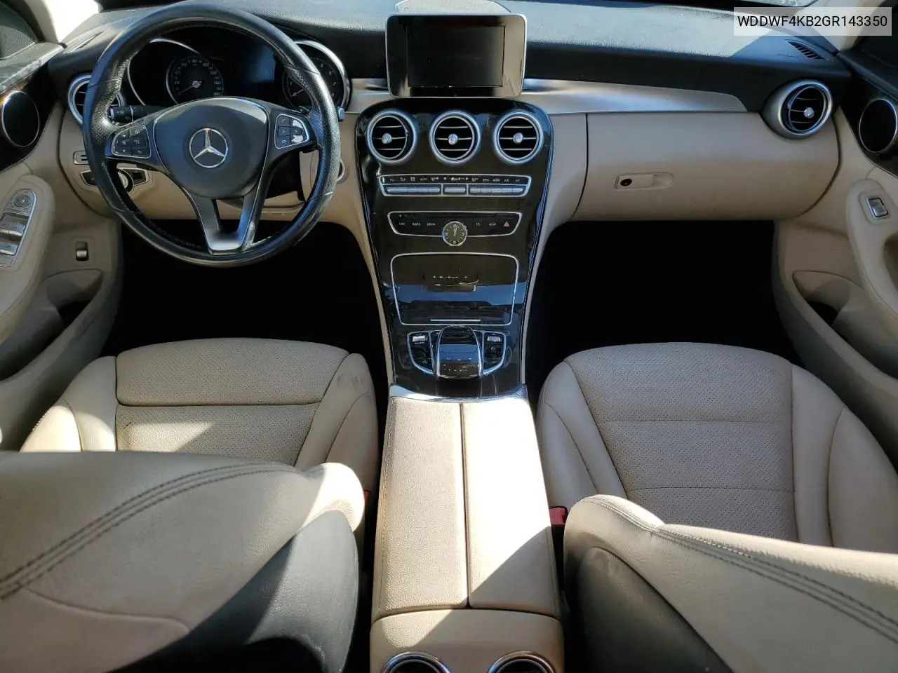 WDDWF4KB2GR143350 2016 Mercedes-Benz C 300 4Matic