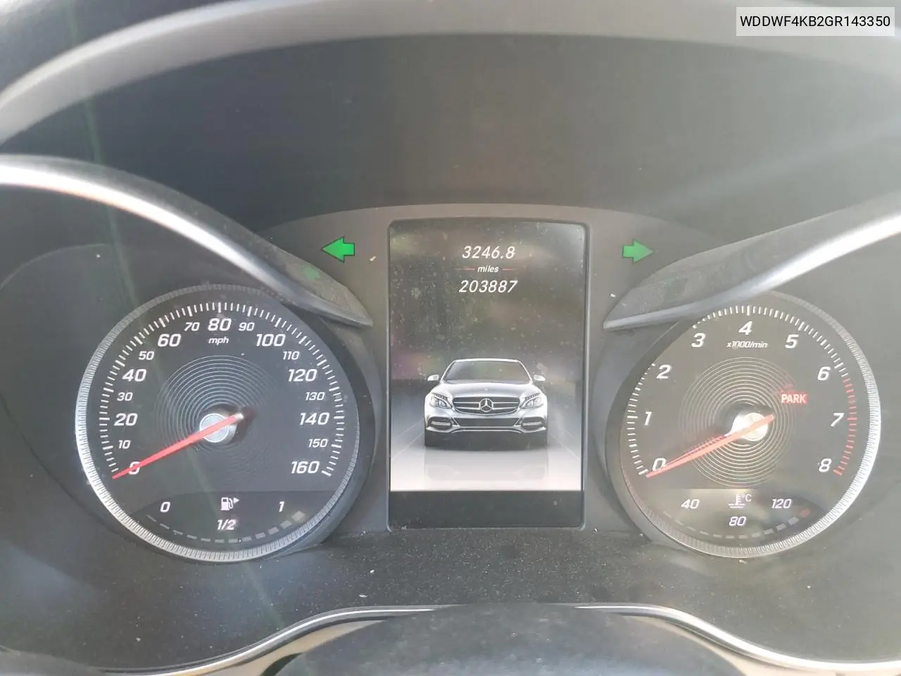 WDDWF4KB2GR143350 2016 Mercedes-Benz C 300 4Matic