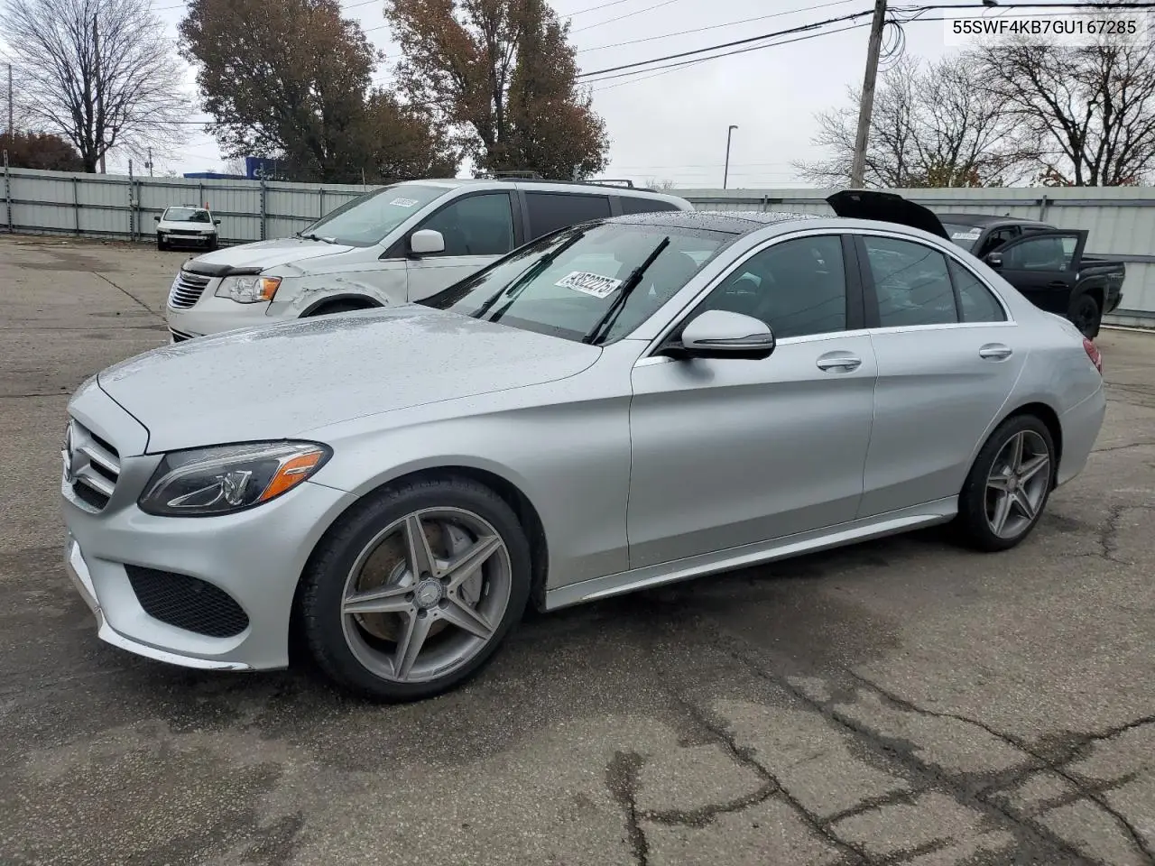 55SWF4KB7GU167285 2016 Mercedes-Benz C 300 4Matic