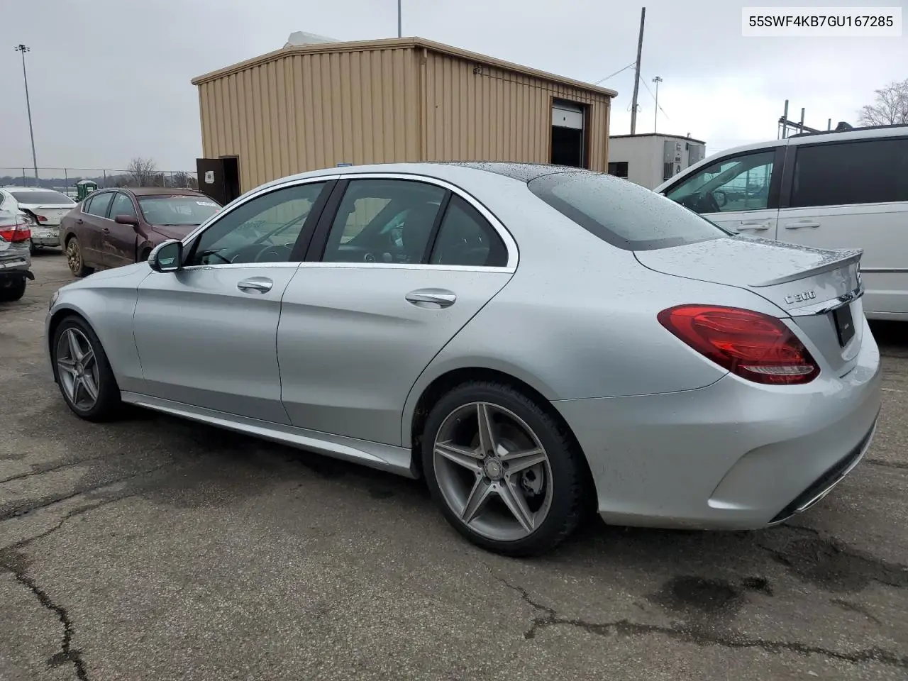55SWF4KB7GU167285 2016 Mercedes-Benz C 300 4Matic