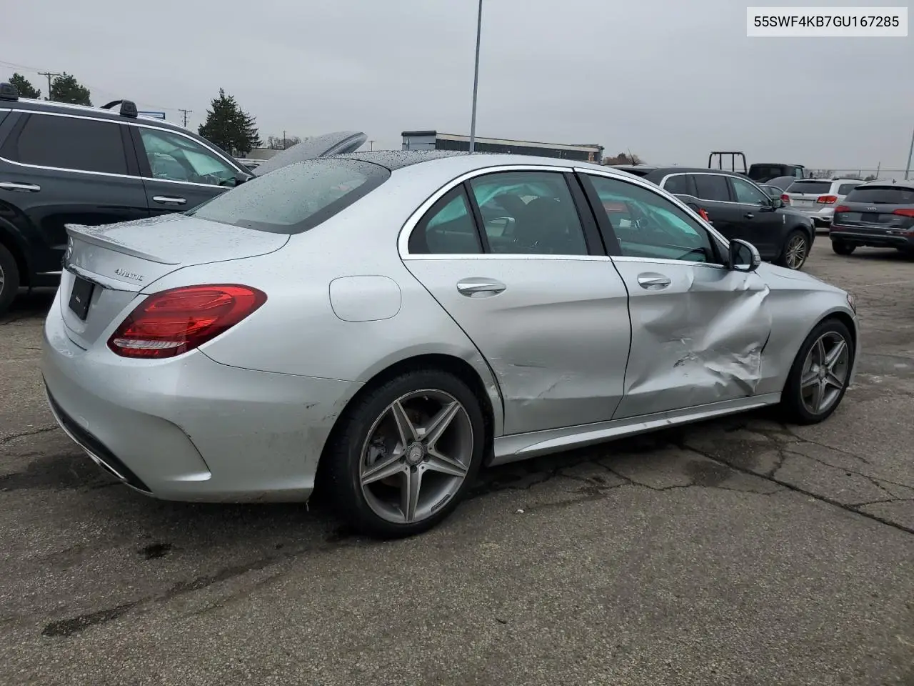 55SWF4KB7GU167285 2016 Mercedes-Benz C 300 4Matic