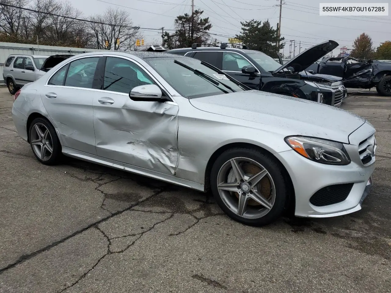 55SWF4KB7GU167285 2016 Mercedes-Benz C 300 4Matic