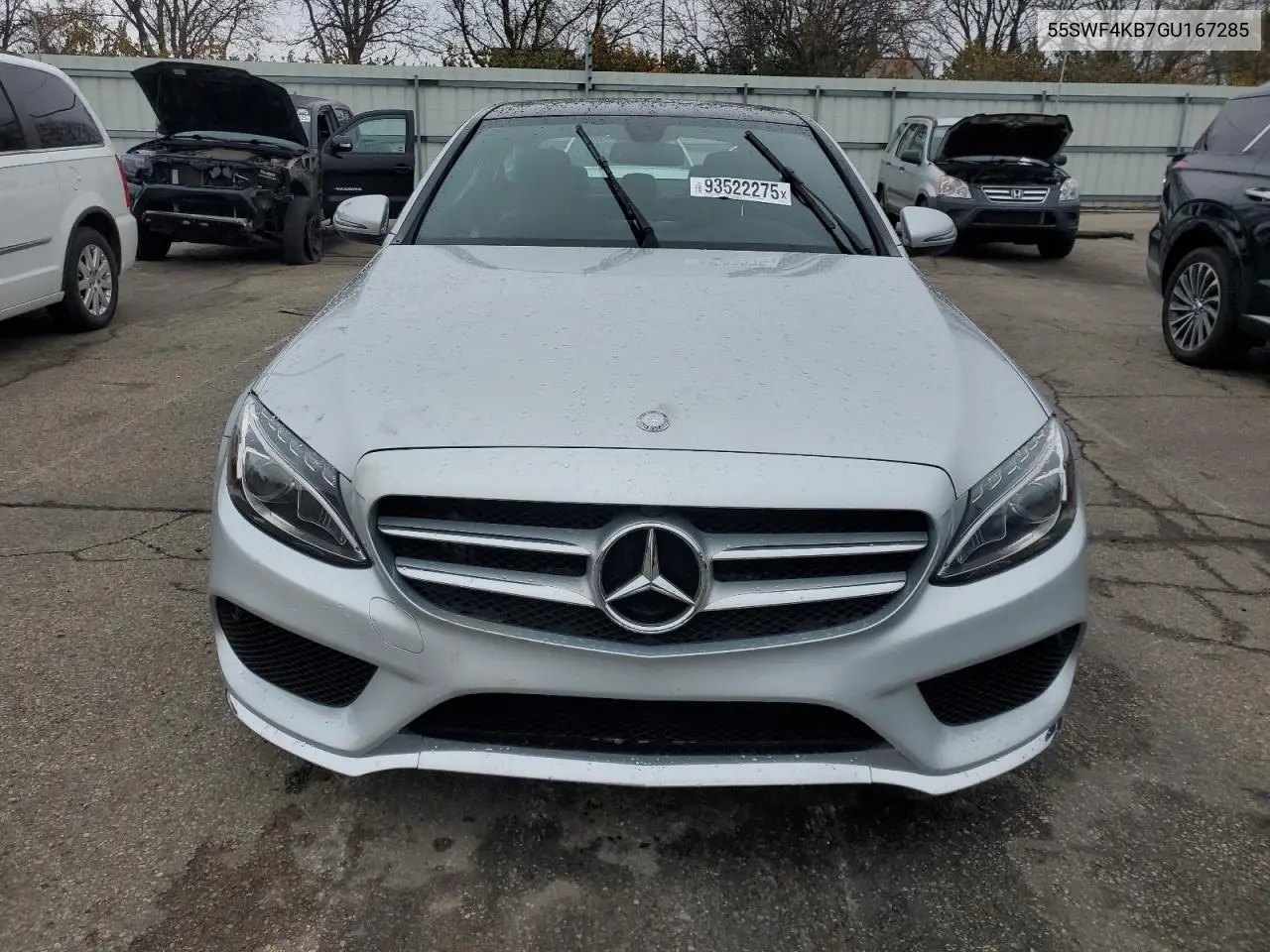 55SWF4KB7GU167285 2016 Mercedes-Benz C 300 4Matic