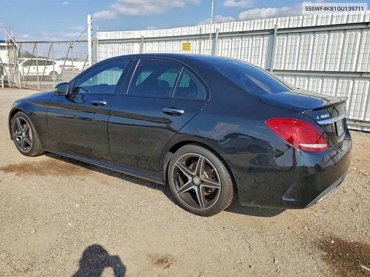 55SWF4KB1GU139711 2016 Mercedes-Benz C 300 4Matic