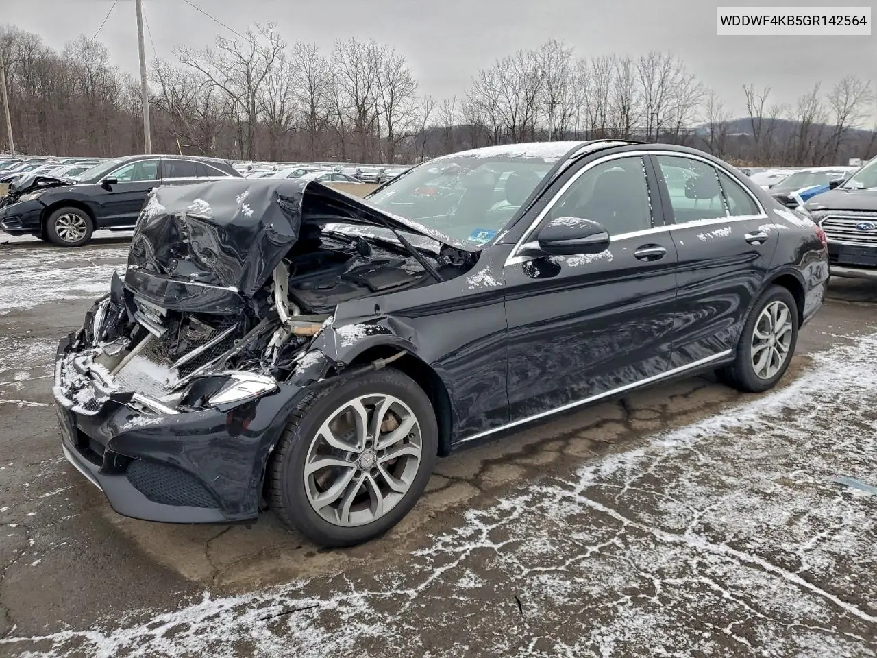 WDDWF4KB5GR142564 2016 Mercedes-Benz C 300 4Matic
