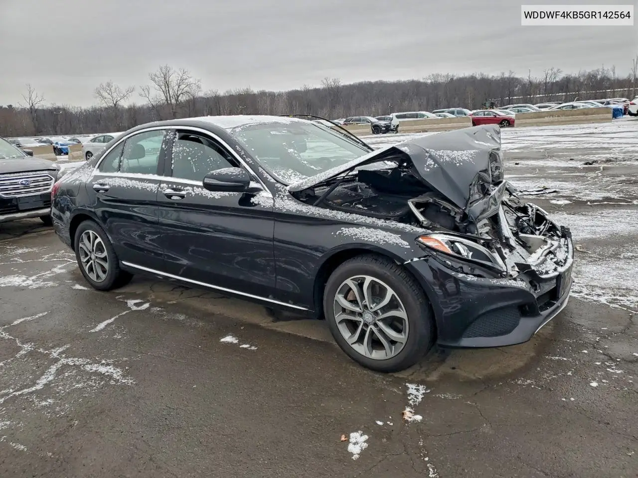 WDDWF4KB5GR142564 2016 Mercedes-Benz C 300 4Matic