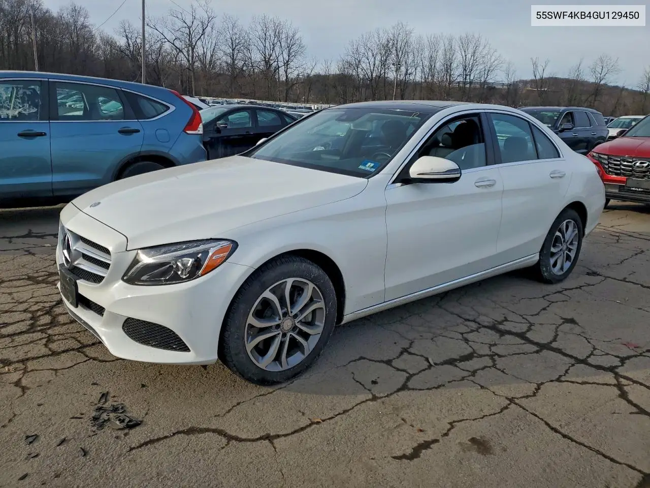 55SWF4KB4GU129450 2016 Mercedes-Benz C 300 4Matic