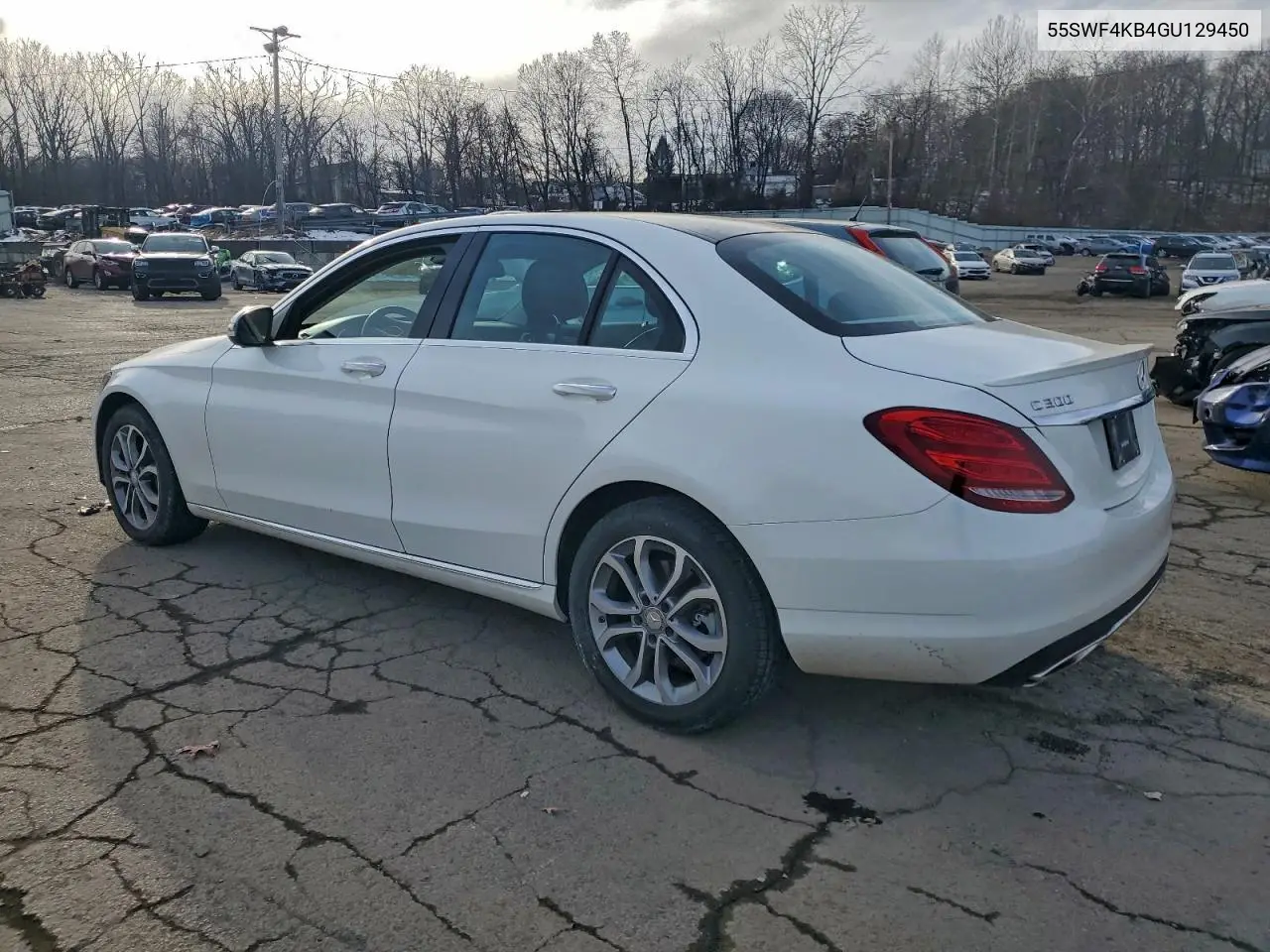 55SWF4KB4GU129450 2016 Mercedes-Benz C 300 4Matic