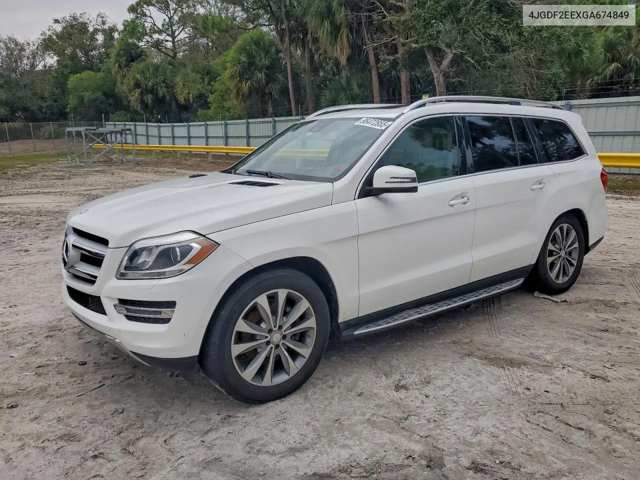 4JGDF2EEXGA674849 2016 Mercedes-Benz Gl 350 Bluetec