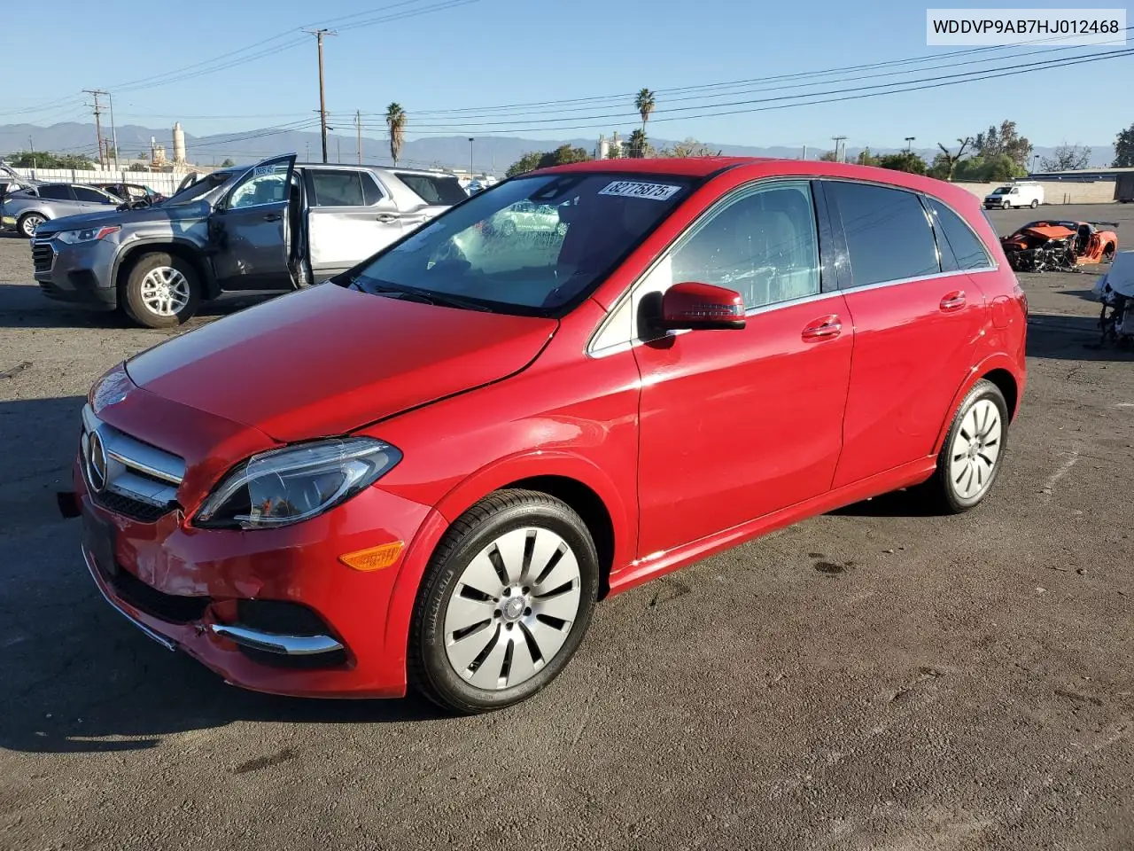 WDDVP9AB7HJ012468 2017 Mercedes-Benz B 250E