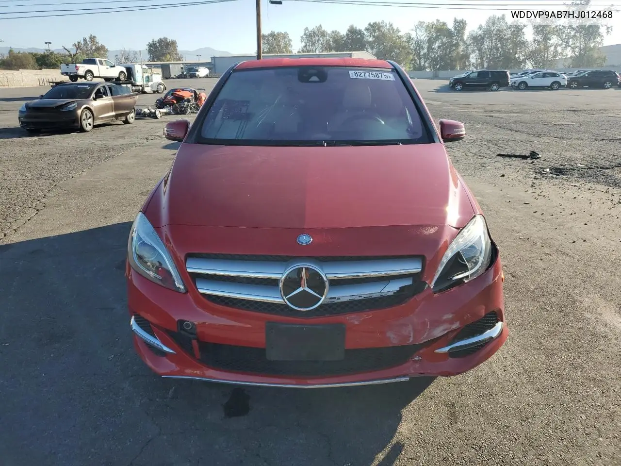WDDVP9AB7HJ012468 2017 Mercedes-Benz B 250E