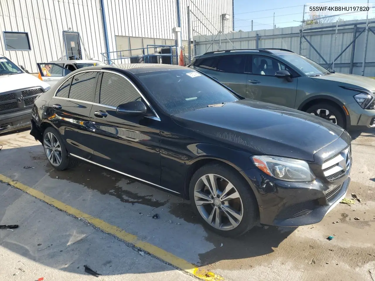 55SWF4KB8HU197820 2017 Mercedes-Benz C 300 4Matic