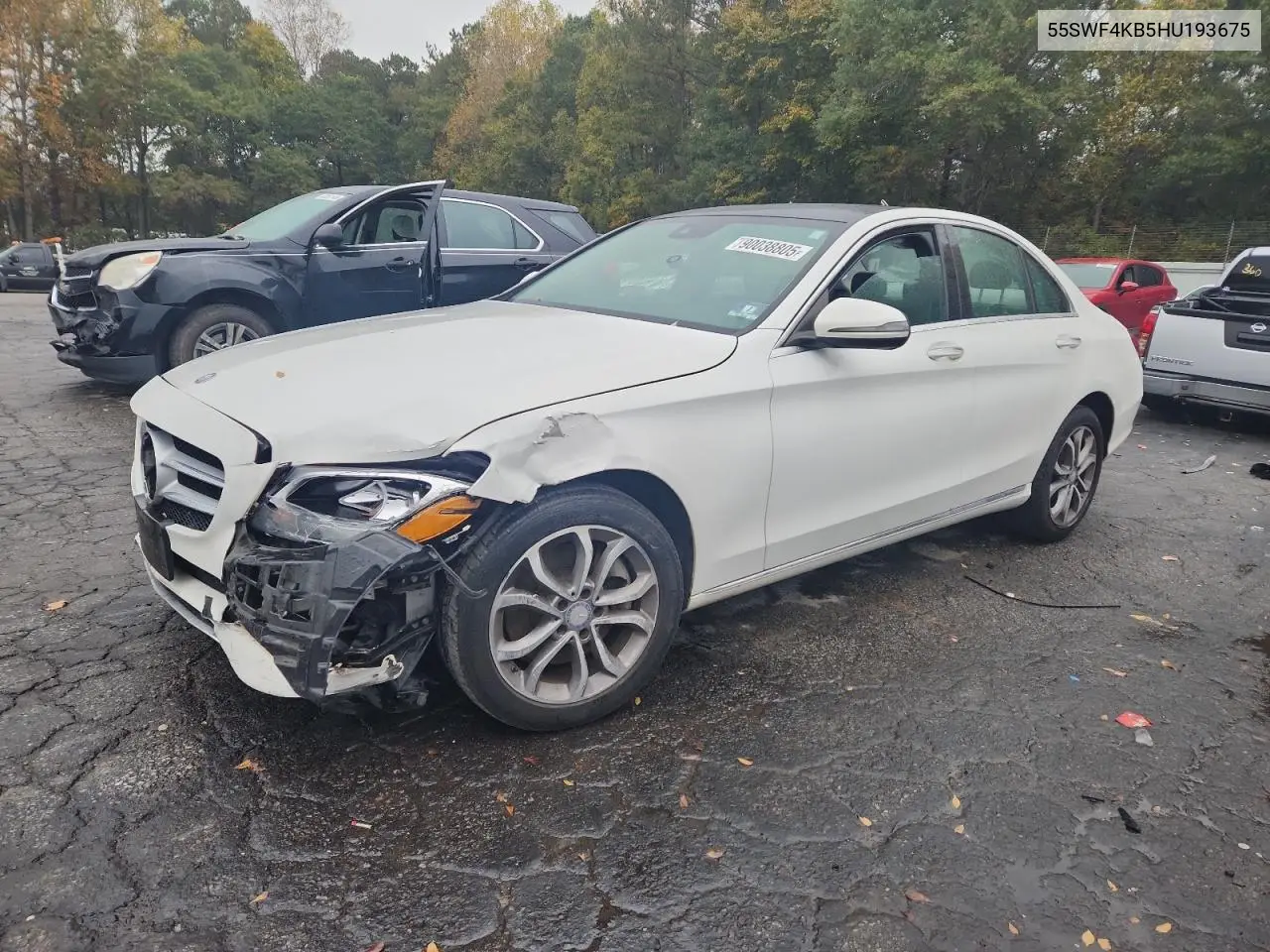 55SWF4KB5HU193675 2017 Mercedes-Benz C 300 4Matic