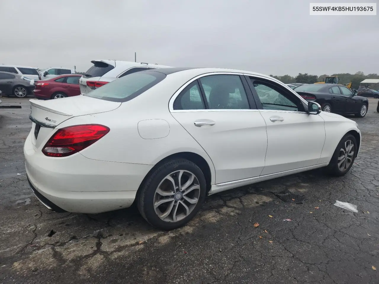 55SWF4KB5HU193675 2017 Mercedes-Benz C 300 4Matic
