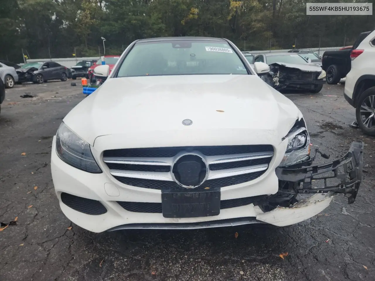 55SWF4KB5HU193675 2017 Mercedes-Benz C 300 4Matic
