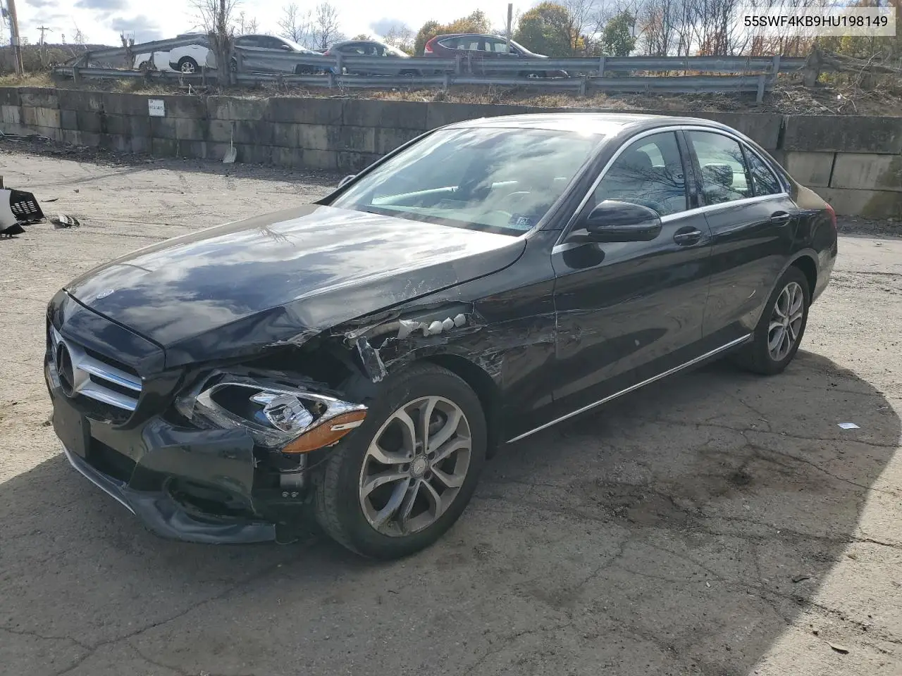 55SWF4KB9HU198149 2017 Mercedes-Benz C 300 4Matic