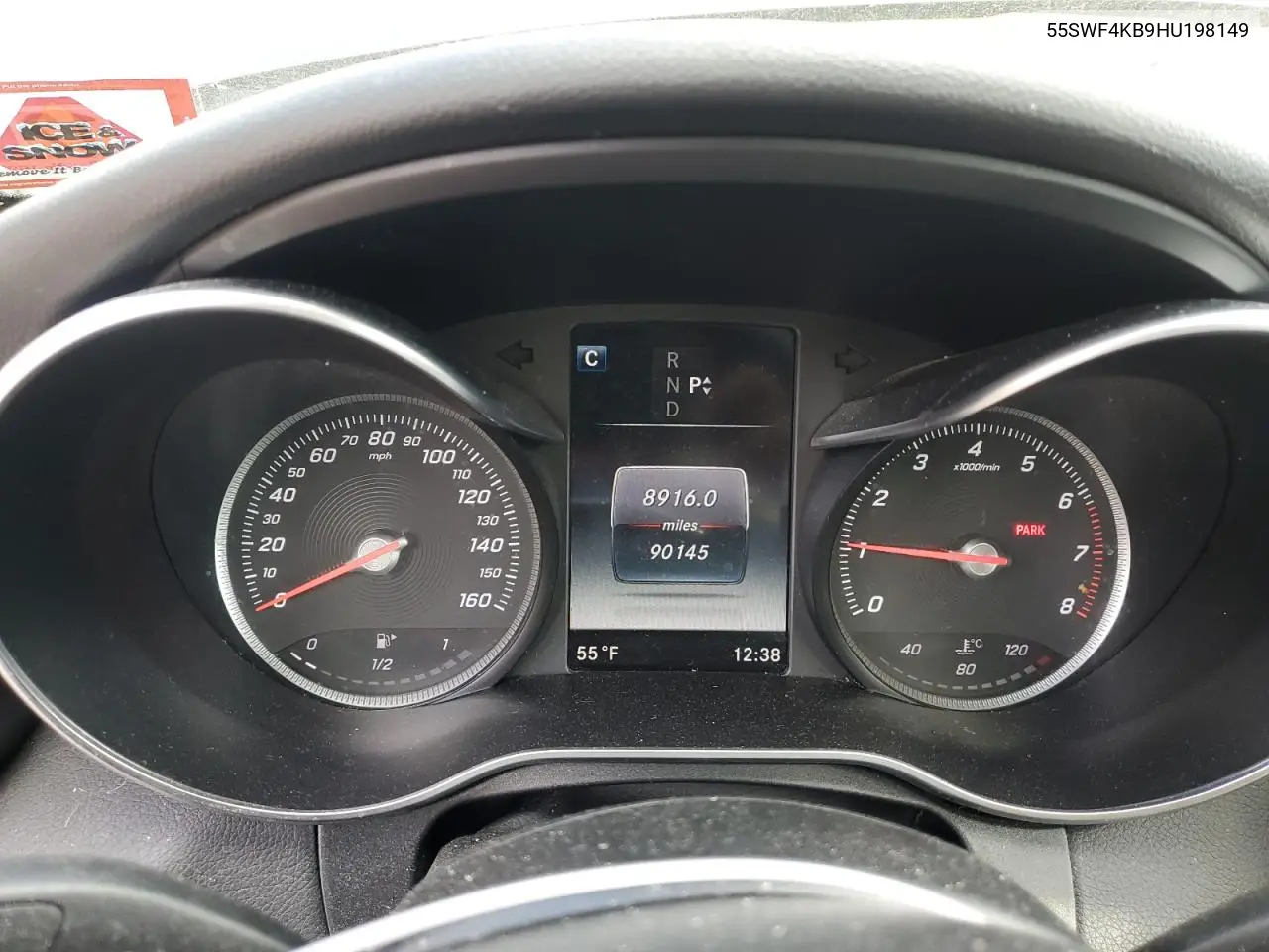 55SWF4KB9HU198149 2017 Mercedes-Benz C 300 4Matic