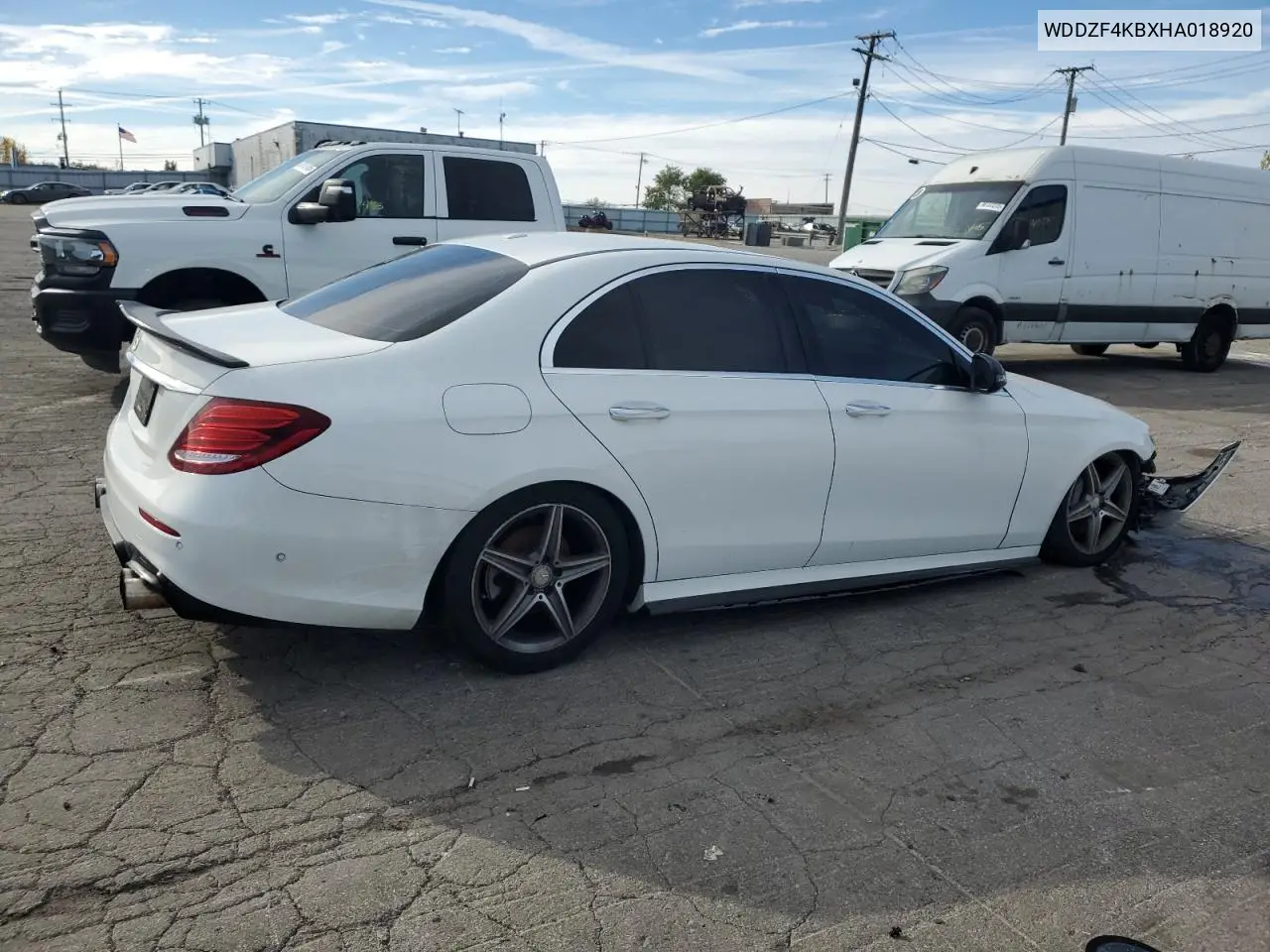 WDDZF4KBXHA018920 2017 Mercedes-Benz E 300 4Matic