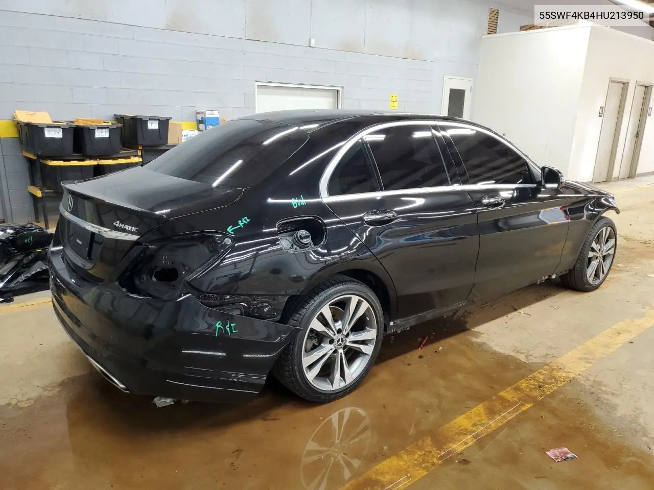 55SWF4KB4HU213950 2017 Mercedes-Benz C 300 4Matic