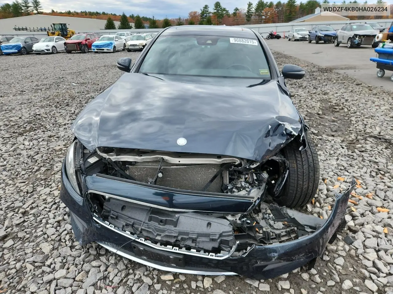 WDDZF4KB0HA026234 2017 Mercedes-Benz E 300 4Matic