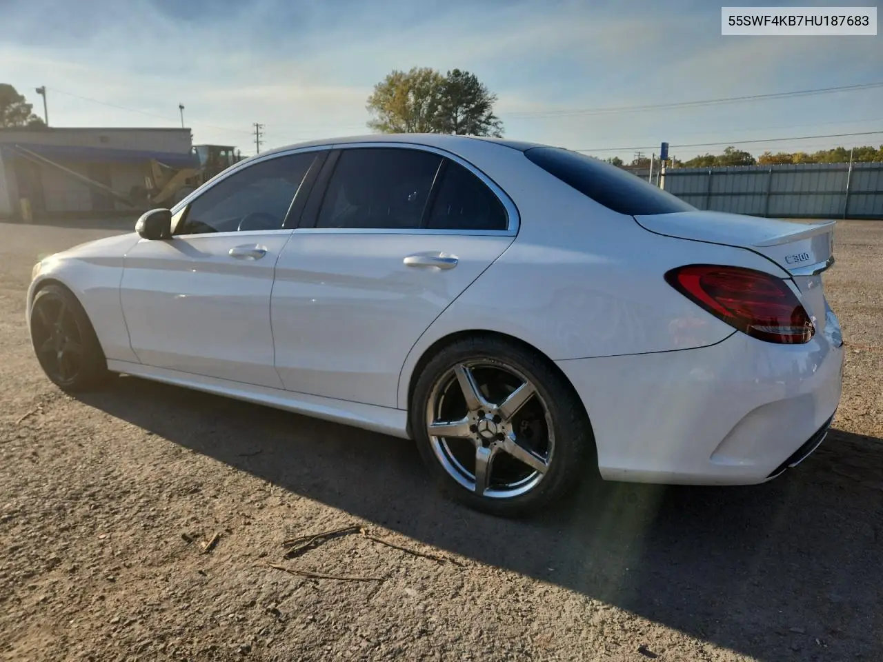 55SWF4KB7HU187683 2017 Mercedes-Benz C 300 4Matic