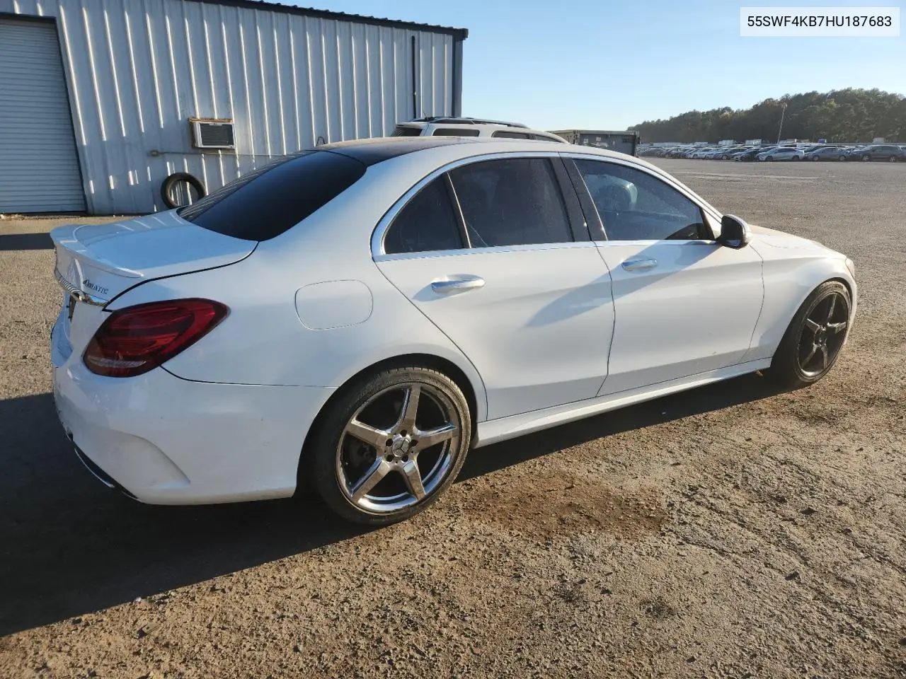 55SWF4KB7HU187683 2017 Mercedes-Benz C 300 4Matic