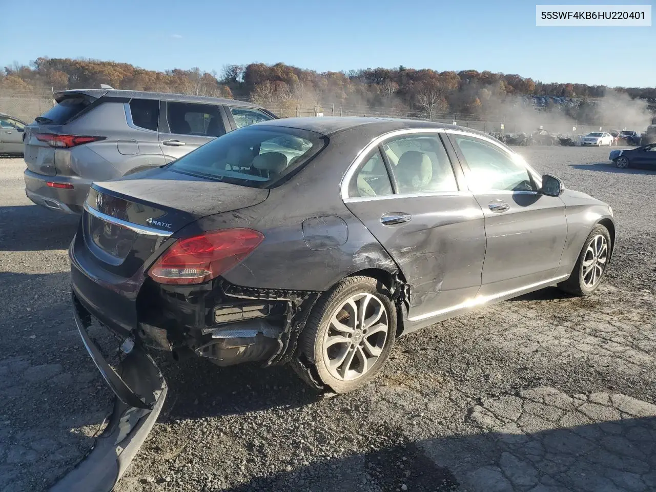 55SWF4KB6HU220401 2017 Mercedes-Benz C 300 4Matic