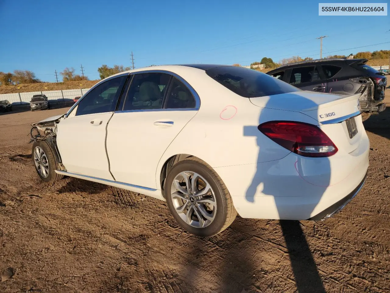 55SWF4KB6HU226604 2017 Mercedes-Benz C 300 4Matic