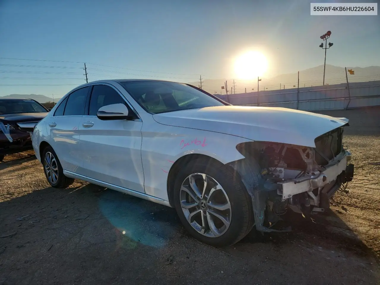 55SWF4KB6HU226604 2017 Mercedes-Benz C 300 4Matic