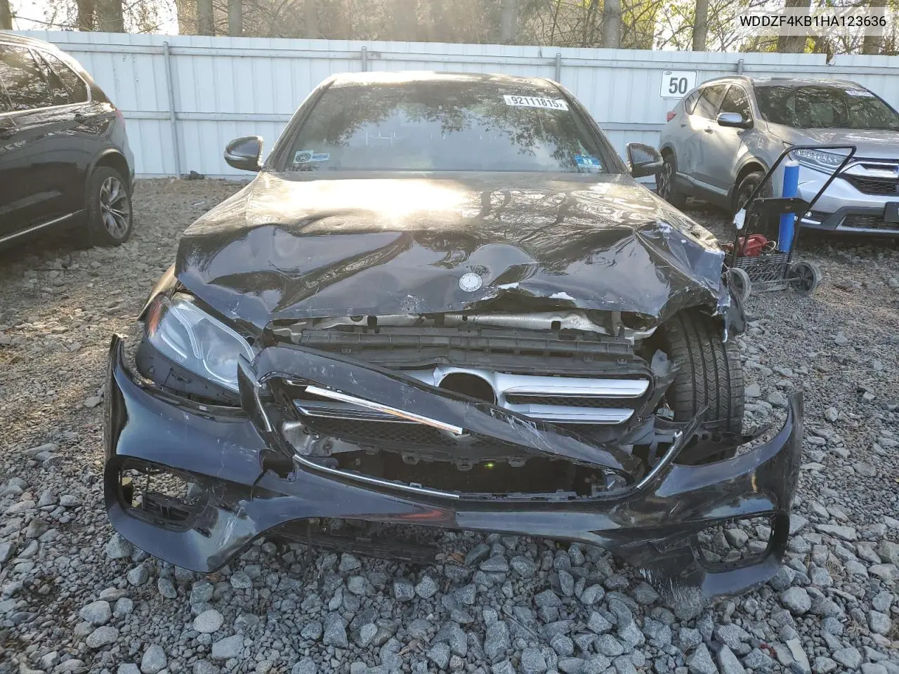 WDDZF4KB1HA123636 2017 Mercedes-Benz E 300 4Matic