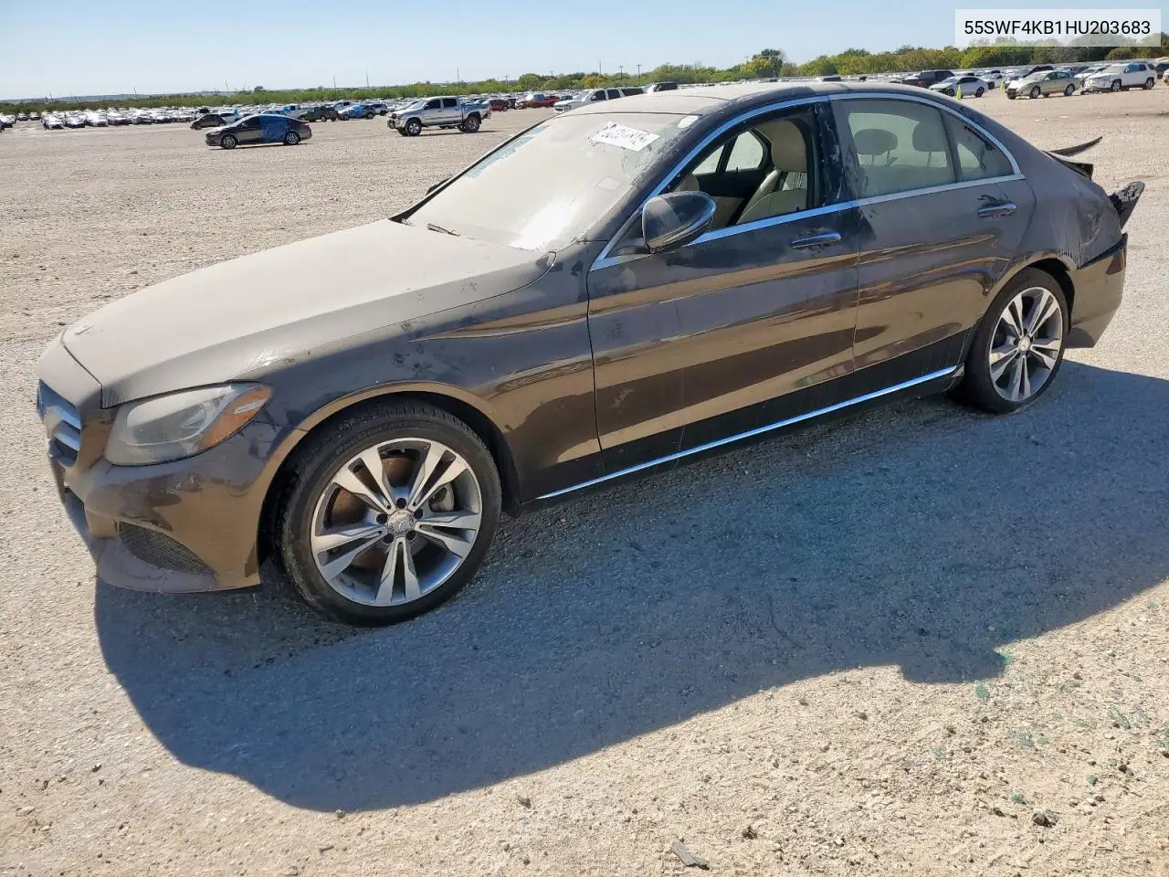 55SWF4KB1HU203683 2017 Mercedes-Benz C 300 4Matic