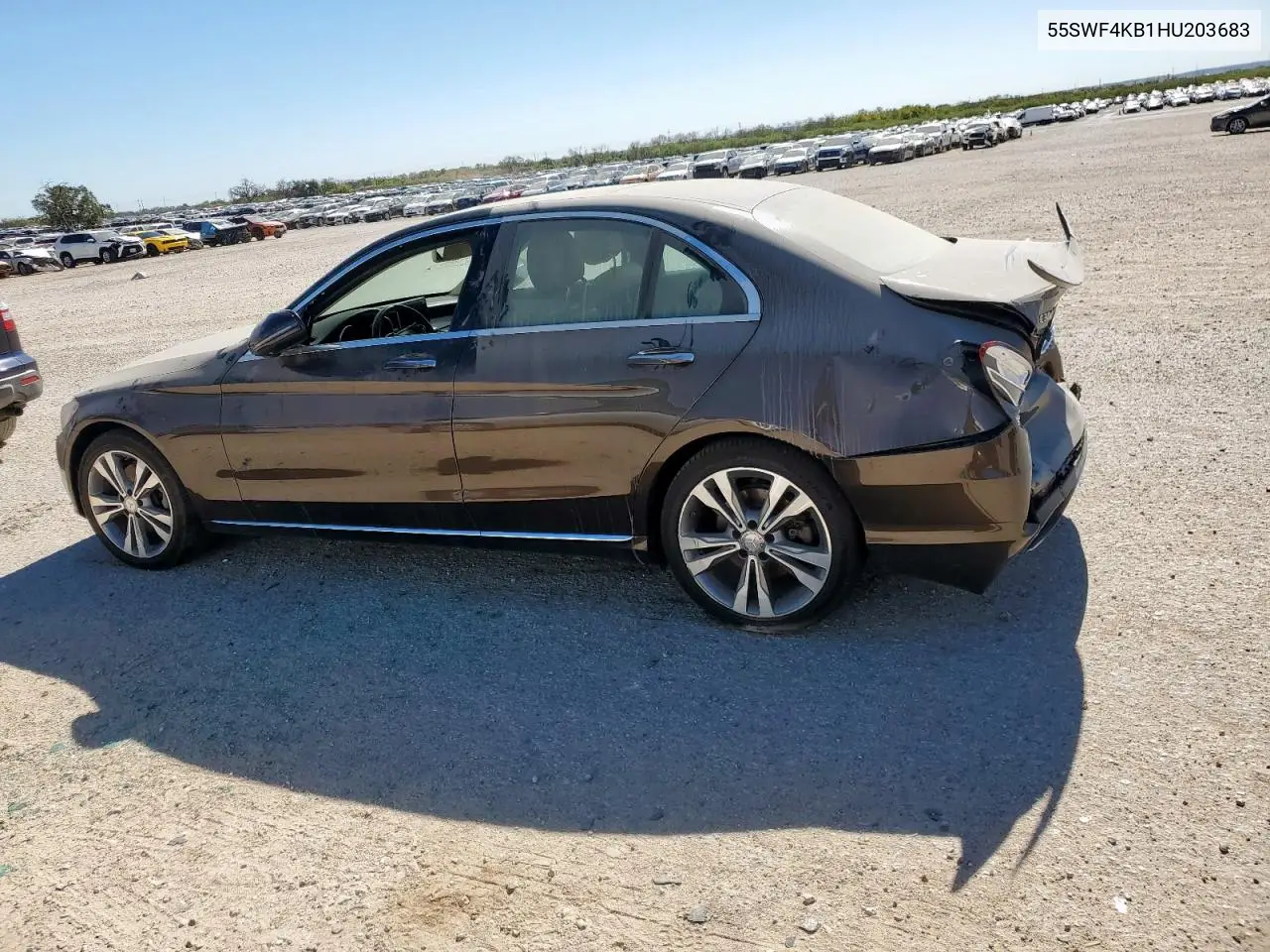 55SWF4KB1HU203683 2017 Mercedes-Benz C 300 4Matic