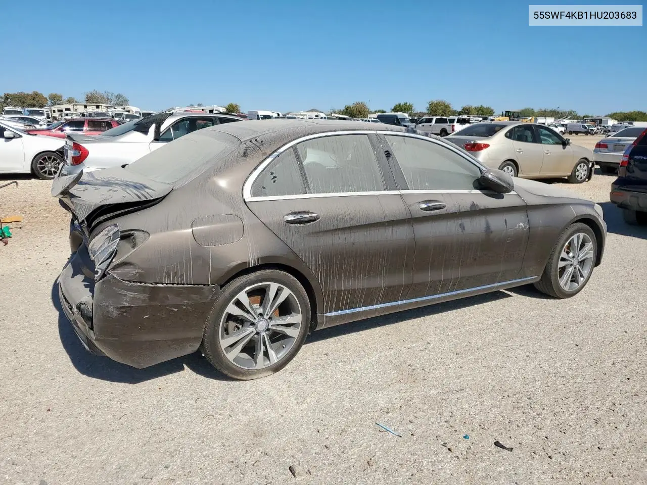 55SWF4KB1HU203683 2017 Mercedes-Benz C 300 4Matic