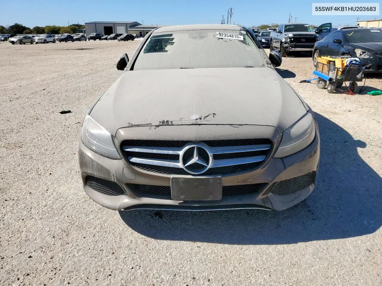 55SWF4KB1HU203683 2017 Mercedes-Benz C 300 4Matic