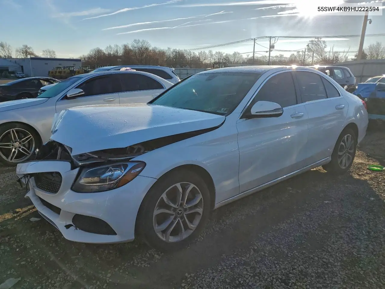 55SWF4KB9HU222594 2017 Mercedes-Benz C 300 4Matic