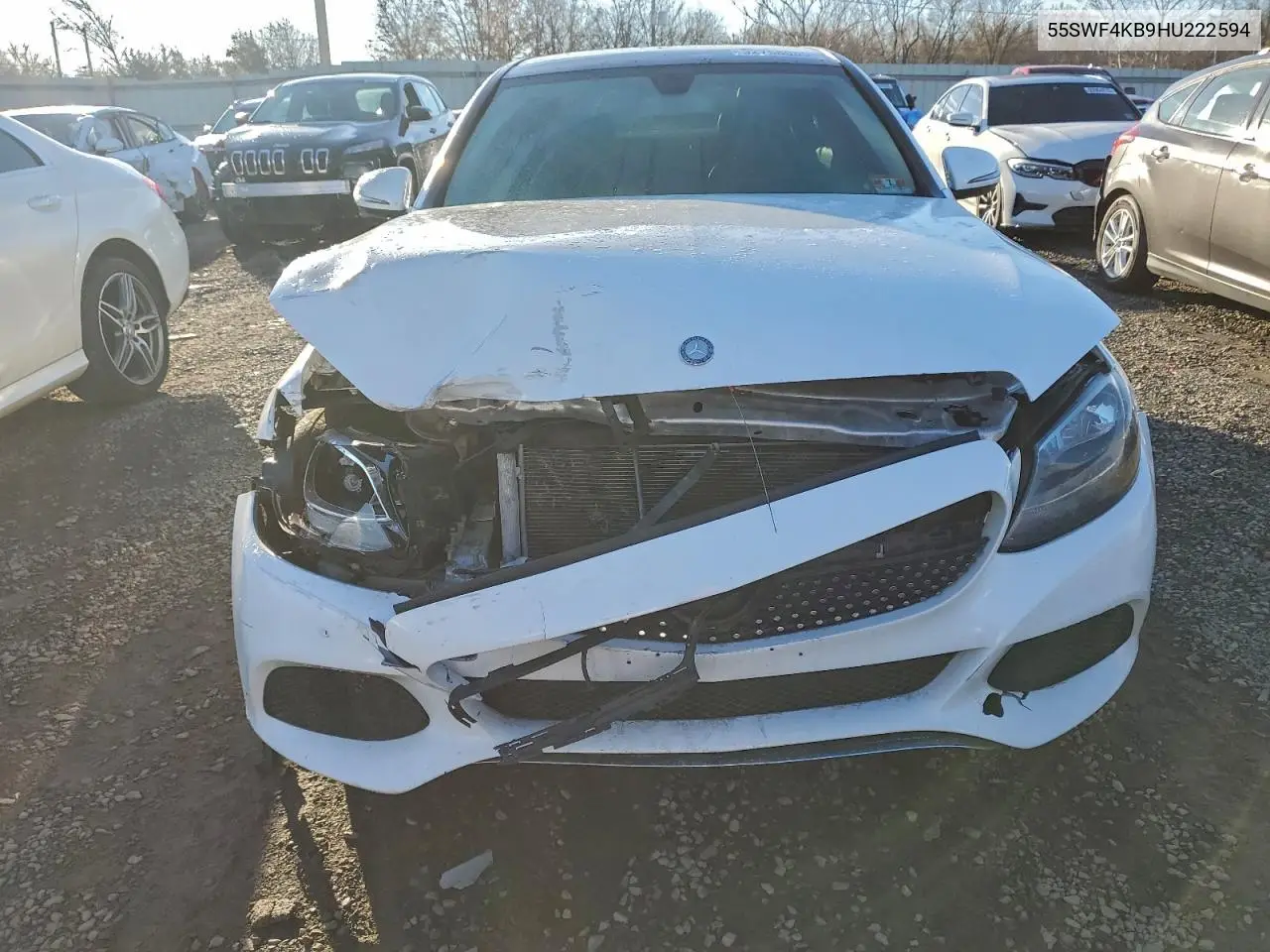 55SWF4KB9HU222594 2017 Mercedes-Benz C 300 4Matic