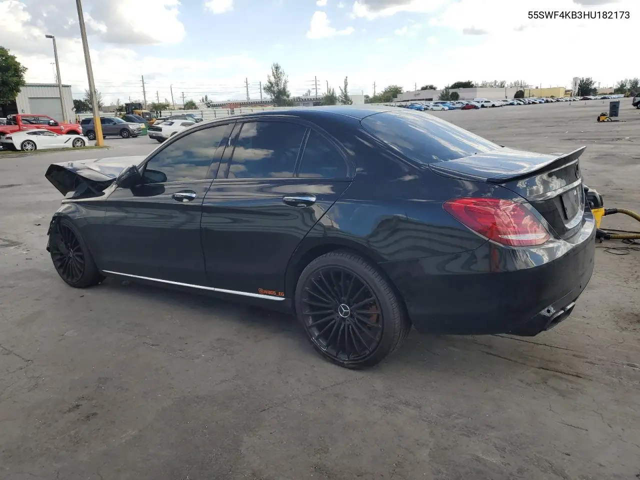 55SWF4KB3HU182173 2017 Mercedes-Benz C 300 4Matic